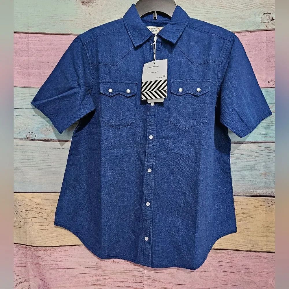 ‎Women's Sandrine Roae x Free People Button Down Denim Shirt